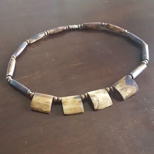 NECKLACE ▪︎ Hand Carved African Wood Necklace